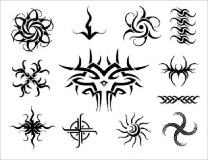 Tribal Symbols Tattoo Pic